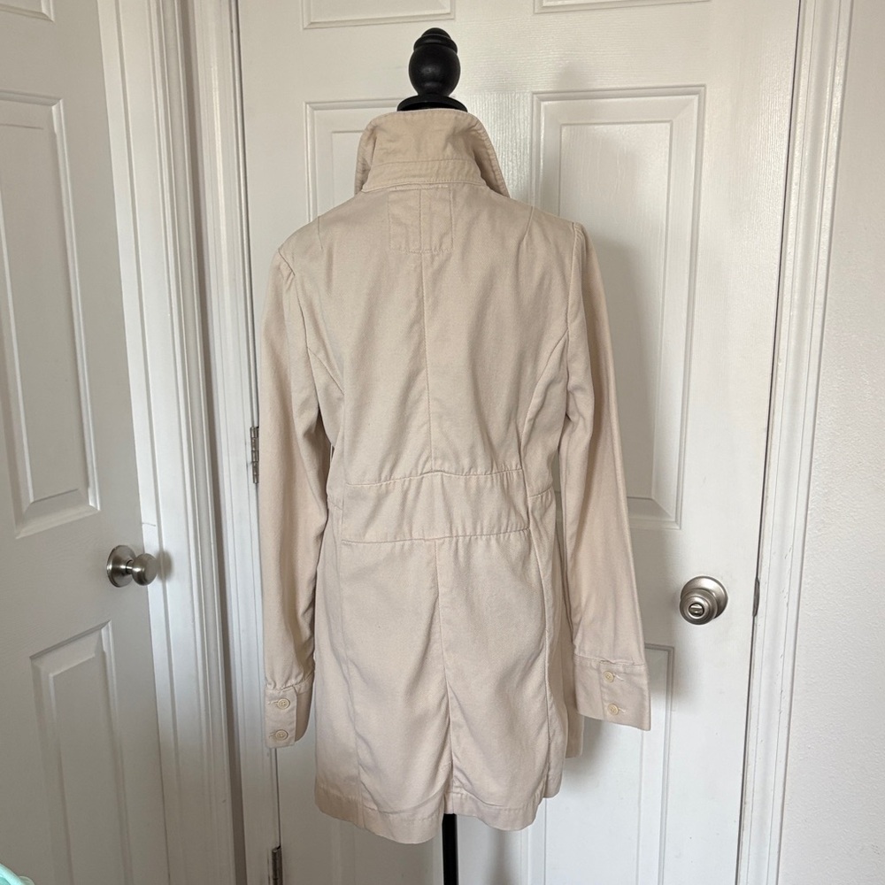 GAP Women's Lightweight Cream Utility Jacket - Picture 5 of 17